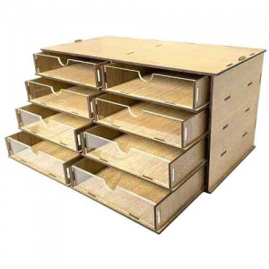 Stackable Drawer Making Kit Stackable Storage Kit - Double - 8 Drawers